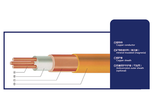 BTTZ銅護(hù)套氧化鎂礦物質(zhì)絕緣防火電纜